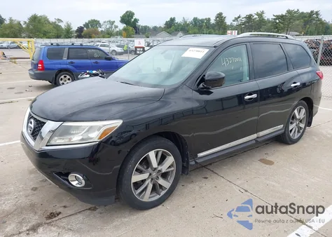 2013 Nissan Pathfinder Platinum from USA, damaged, VIN 5N1AR2MM6DC623030